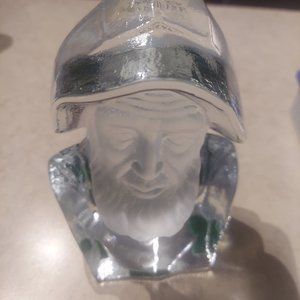 GLASS FISHERMAN BOOK END